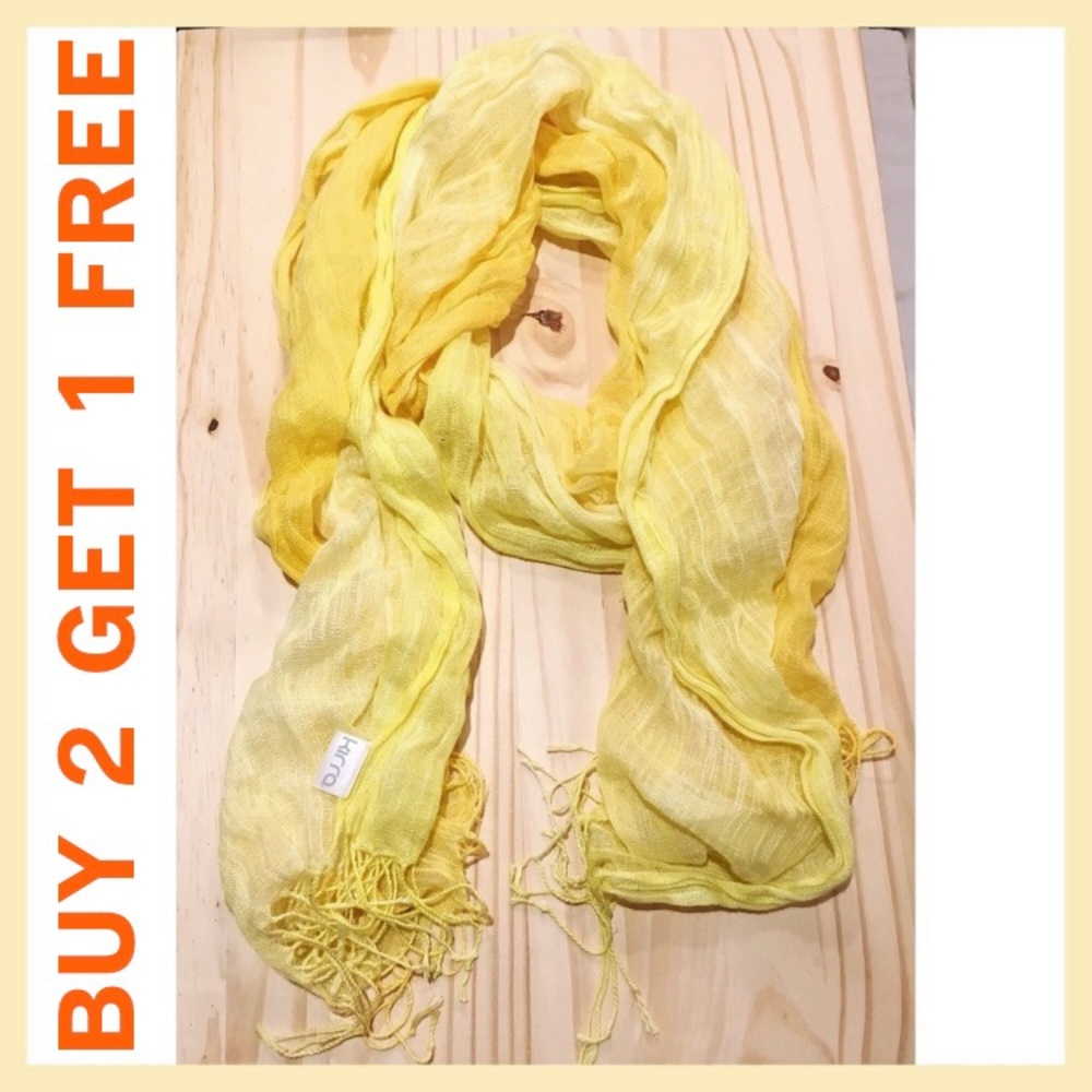Yellow Ombré Scarf
